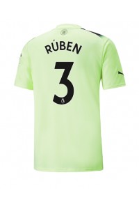 Fotbalové Dres Manchester City Ruben Dias #3 Třetí Oblečení 2022-23 Krátký Rukáv